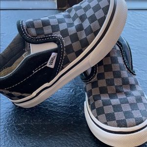 Vans classic slip on core checkerboard black 6.5